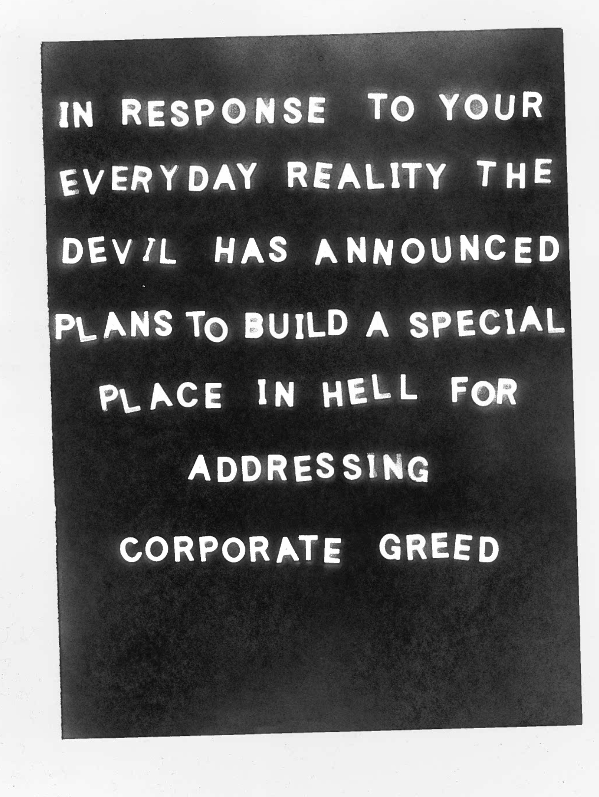 Corporate Greed